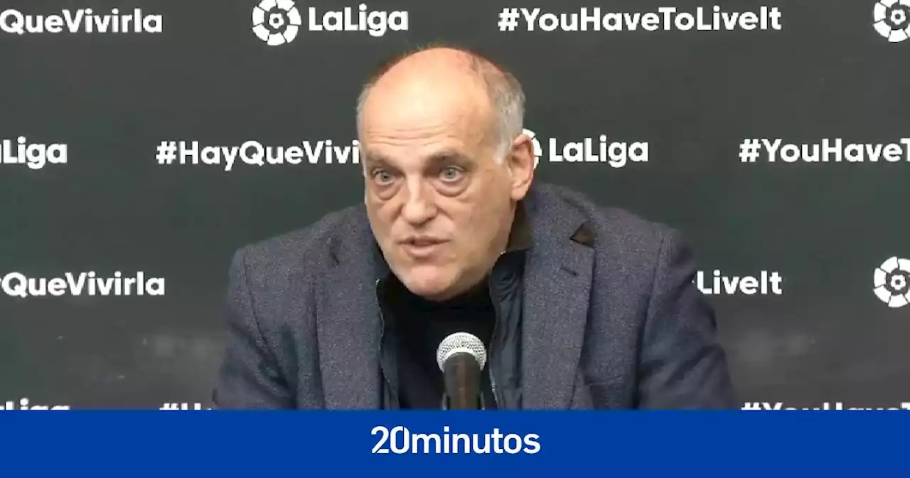 Tebas muestra sus primeras dudas sobre el 'caso Negreira': 'Hay indicios de que algo no está bien, esto se tiene que aclarar'