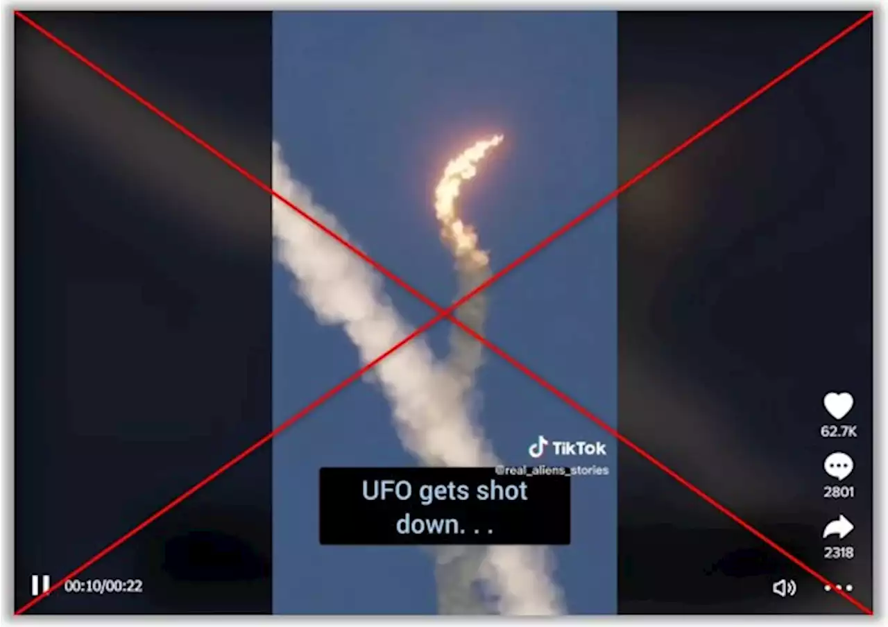 TikTok users share video game footage as UFO sighting