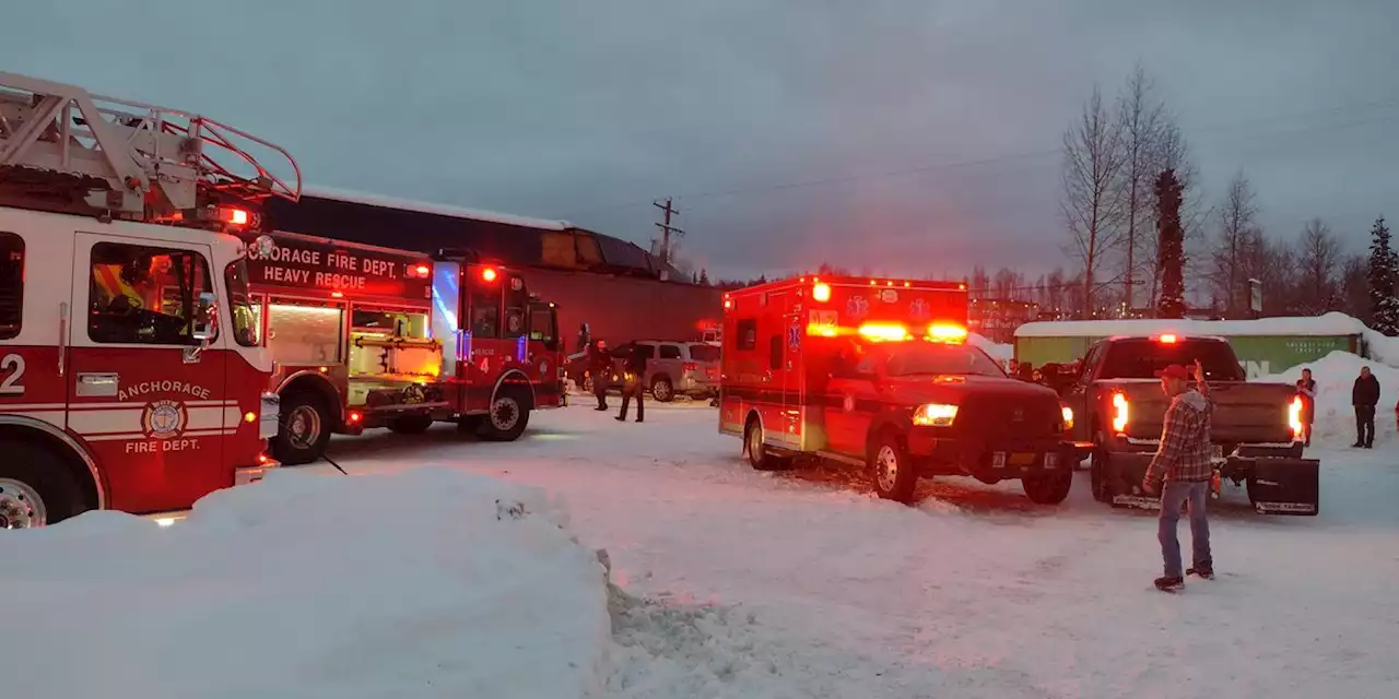 Commercial building suffers roof collapse in Taku/Campbell neighborhood