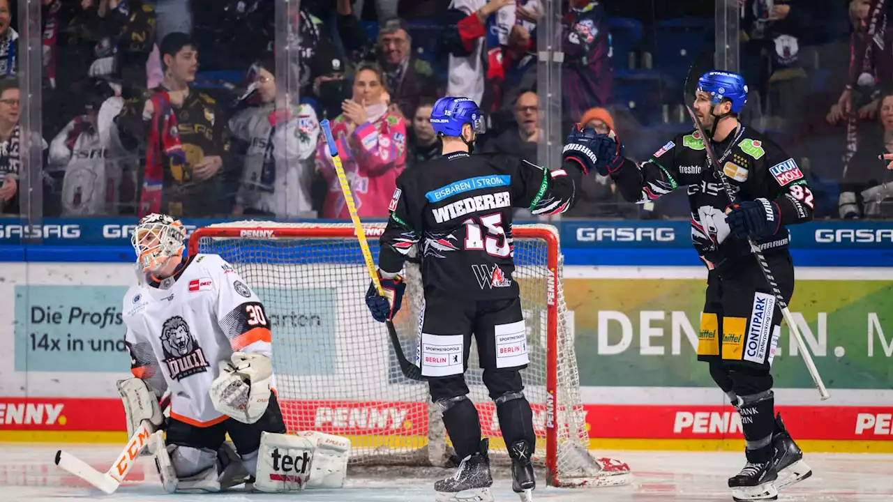 Eisbären Berlin holen zweiten Sieg in Folge