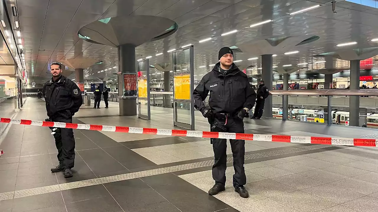 Verletzte am Berliner Hauptbahnhof