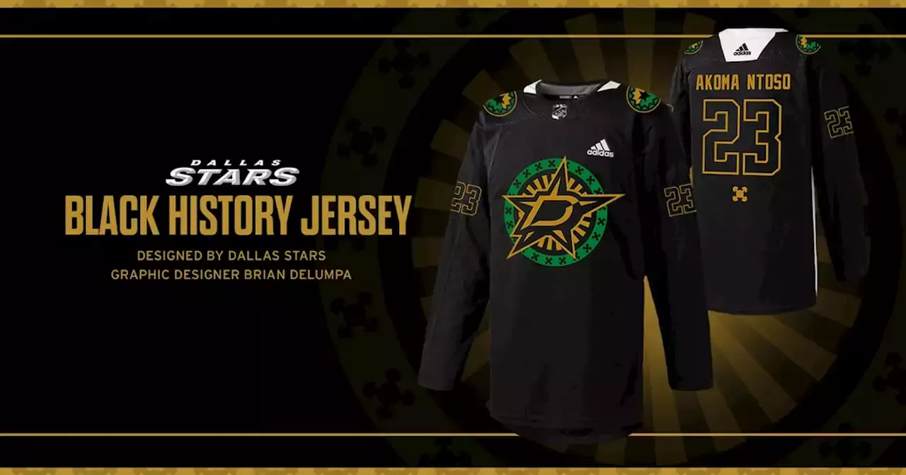 Dallas Stars unveil ceremonial warm-up jersey for first-ever Black