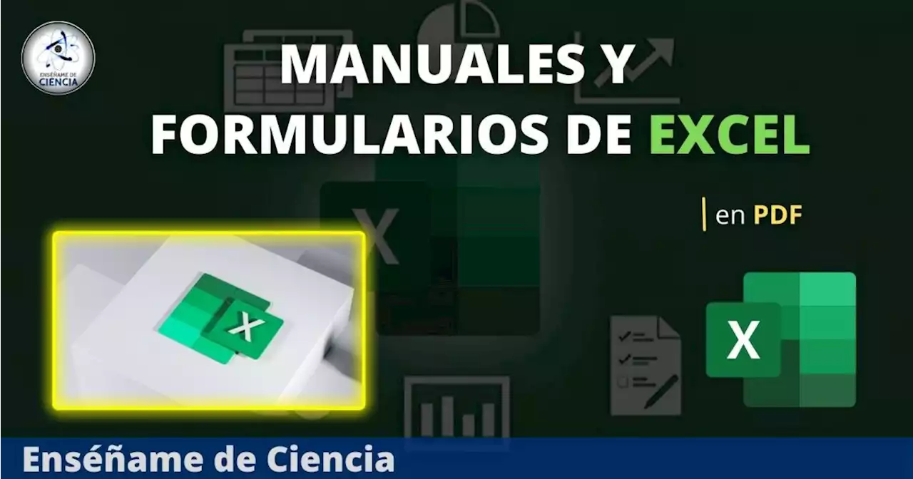 Colección de manuales y formularios de Excel, en formato PDF y en español