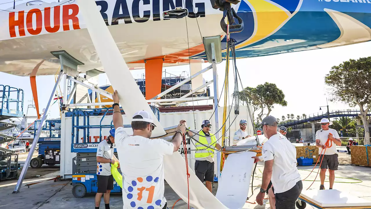 The Ocean Race 2022-23: 11th Hour Racing Team darf beschädigte Foils vor dritter Etappe tauschen