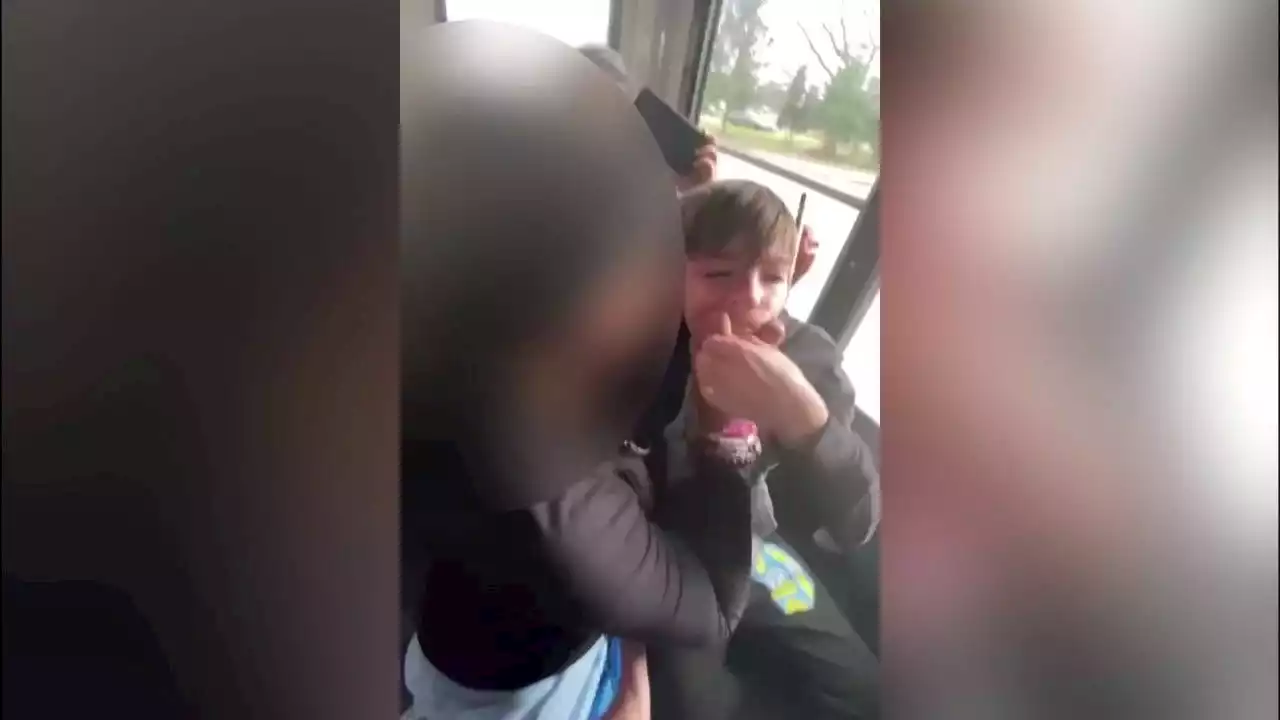 Virginia school bus video shows student choking 7th-grader in bullying incident, mom says