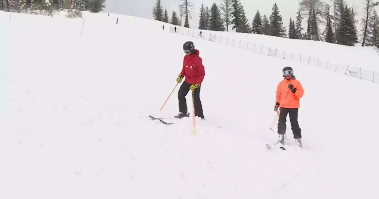 Visually-impaired Okanagan skier training for Canada Winter Games | Globalnews.ca