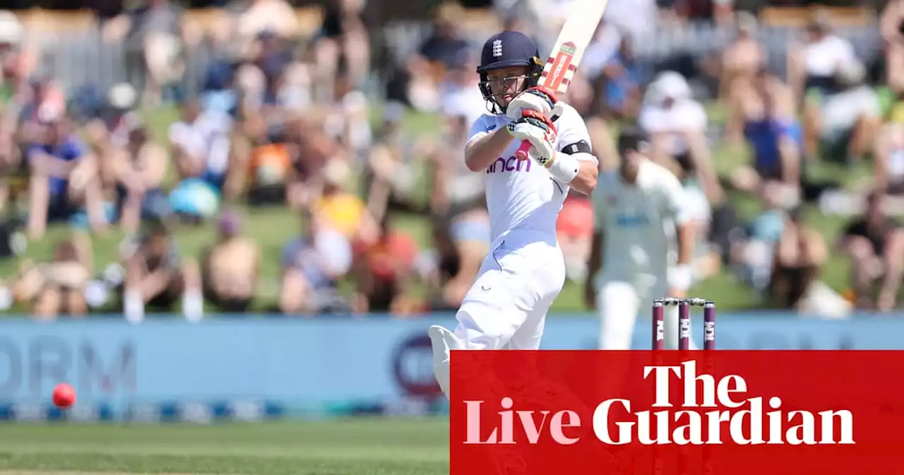 New Zealand v England: first Test, day three – live