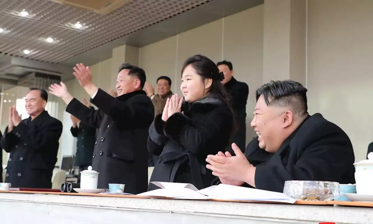 김정은, 김주애·김여정과 함께 체육경기 구경