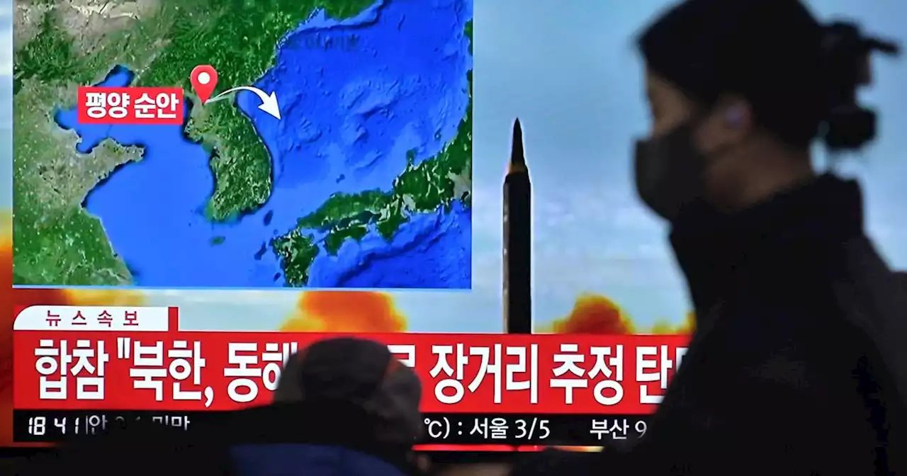 North Korea fired ballistic missile into sea, says South Korea