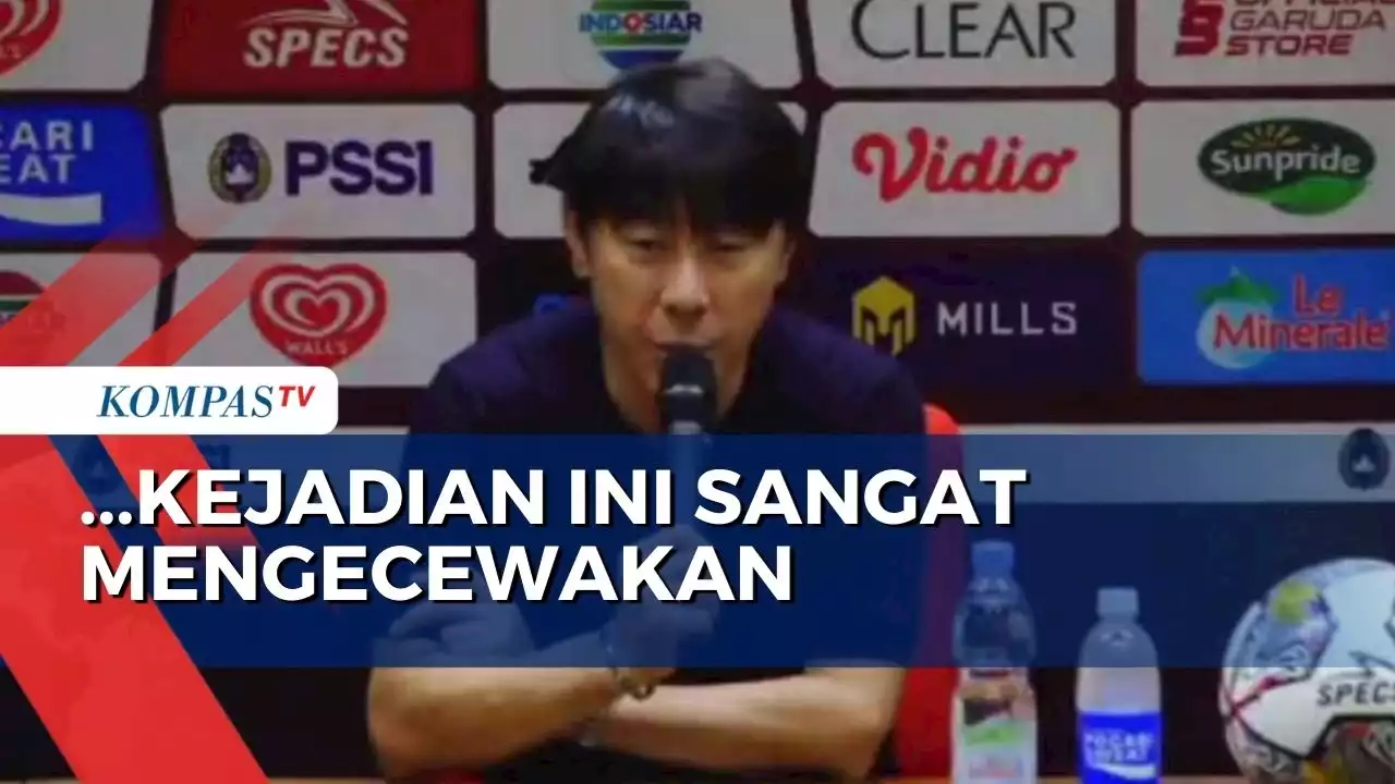 Shin Tae-yong Kecewa Laga Indonesia Vs Fiji Diwarnai Kericuhan dan Kartu Merah