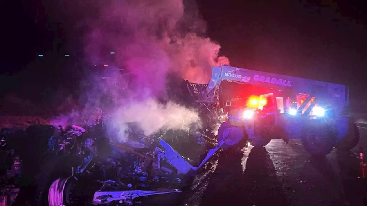 Semitruck loaded with 40K pounds of onions destroyed by fire just south of Utah-Arizona border