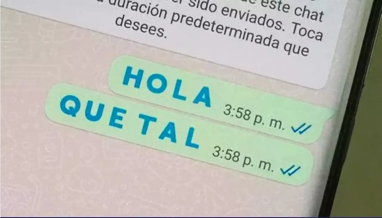 WhatsApp: cómo escribir tus conversaciones con letras azules