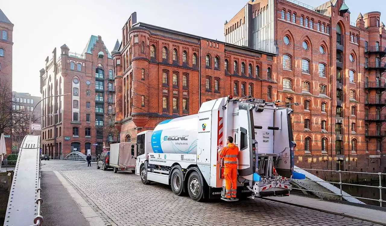 Dieser Müllwagen ist (noch) einzigartig in Hamburg