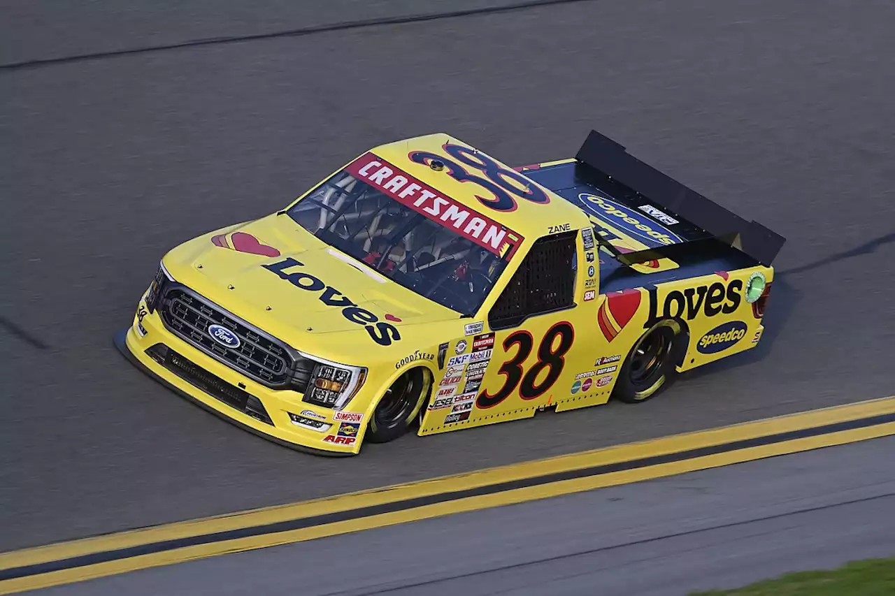 Zane Smith takes rain-shortened NASCAR Truck win at Daytona