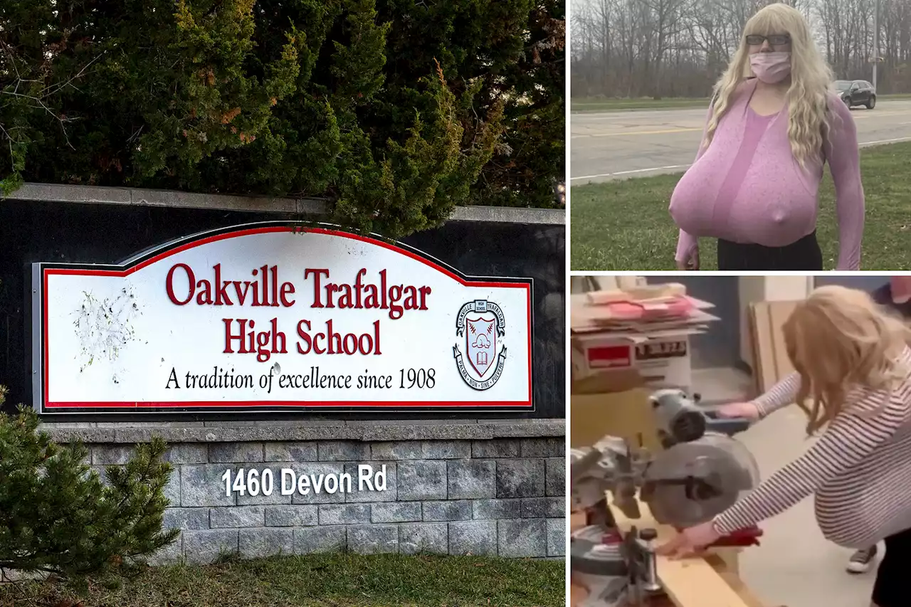 Canadian school hit with multiple bomb threats over teacher with Z-size prosthetic breasts