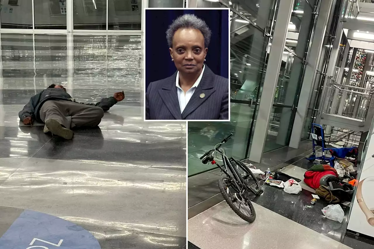 Chicago mayor cracks down on airport homeless encampments