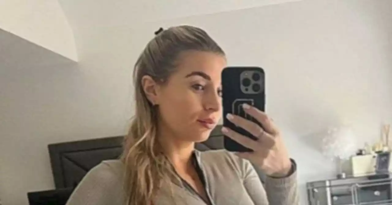 Dani Dyer shows off baby bump in jumpsuit as she prepares for birth of twins