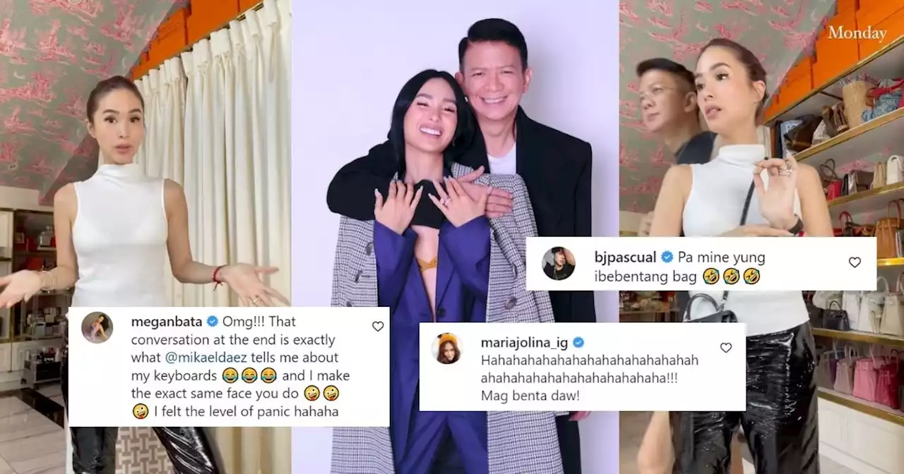 Celebrities, netizens amused with Chiz Escudero's designer bag spending reminder for Heart Evangelista: 'Makakabili ka lang kung magbenta ka'