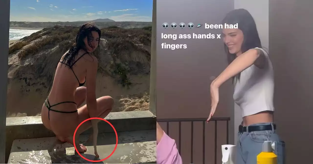 Kendall Jenner responds to photoshop claims due to ‘massive hand size’