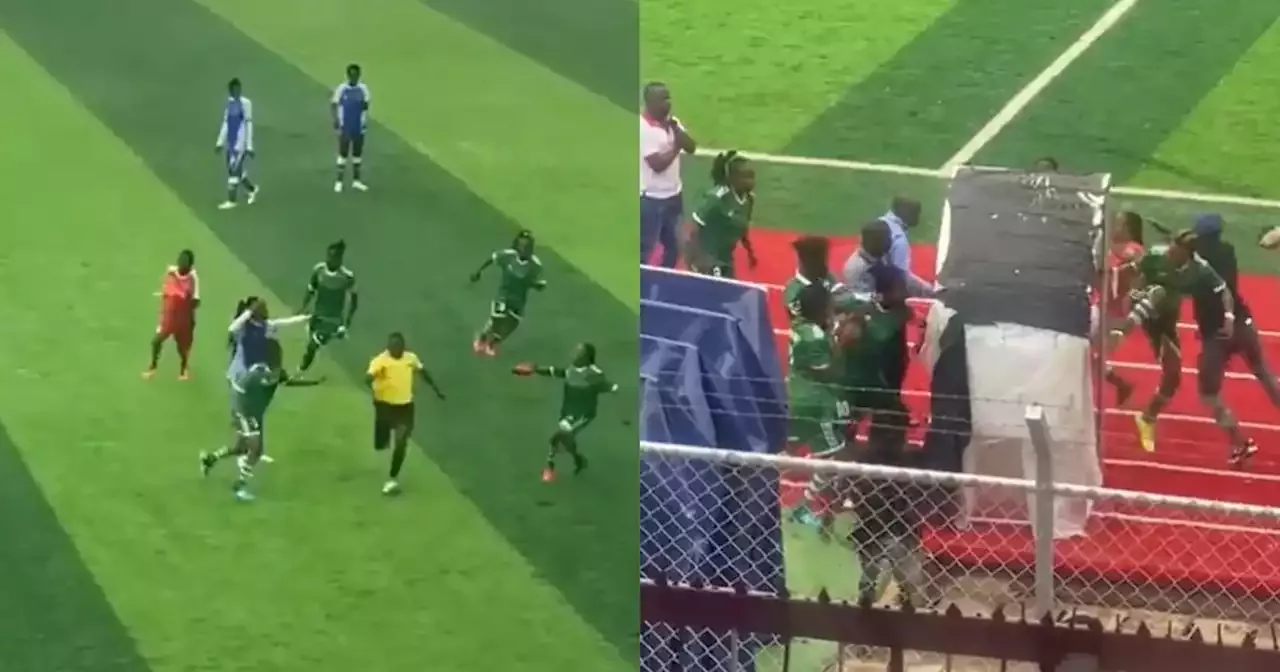 Jugadoras Dieron Brutal Paliza Al árbitro Durante Un Partido Y El Video ...