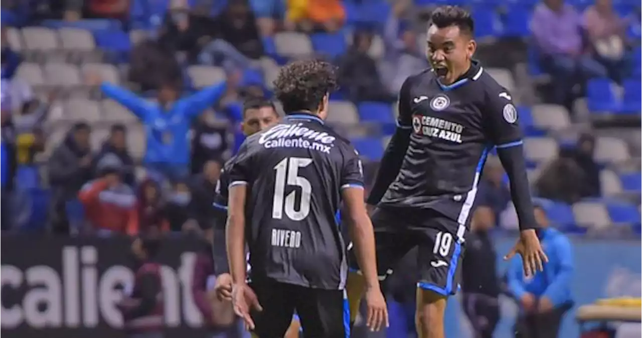 Cruz Azul vence 3-1 a Puebla y logra su primer triunfo en el Clausura 2023