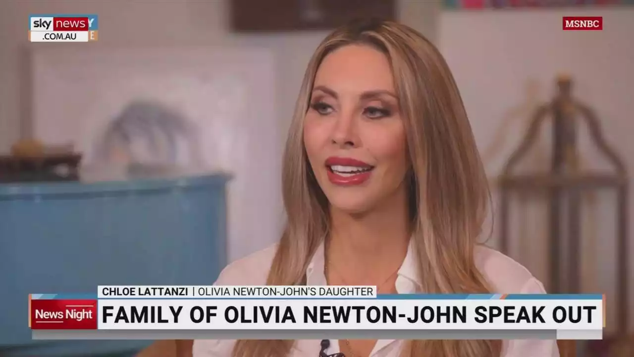 Olivia Newton-John&#8217;s daughter shares heartfelt memories of her mother&#8217;s final moments