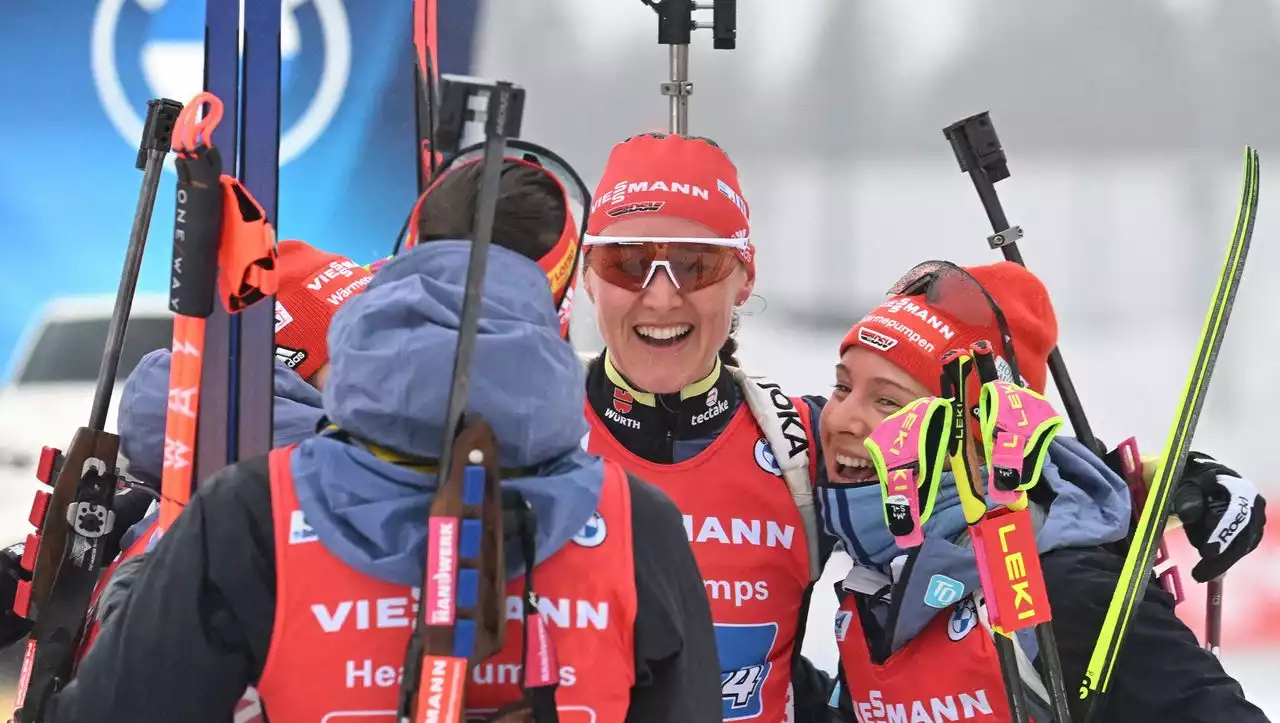 Biathlon-WM 2023: Deutschland um Denise Herrmann-Wick gewinnt Staffel-Silber