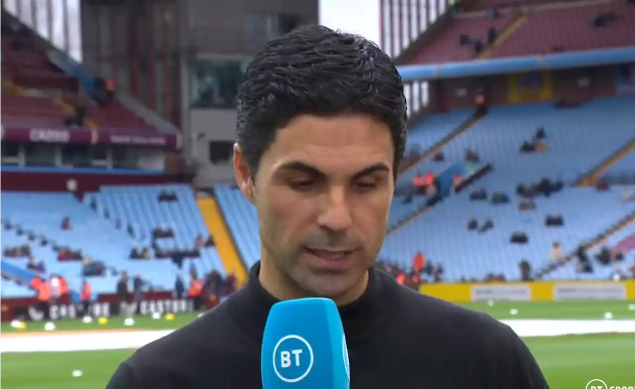 Arteta explains decision to replace Martinelli with Trossard for Arsenal's trip to Villa