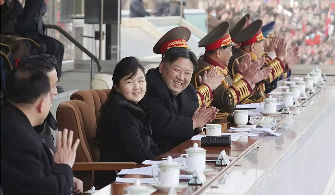 Kim Jong-un brings daughter to soccer match