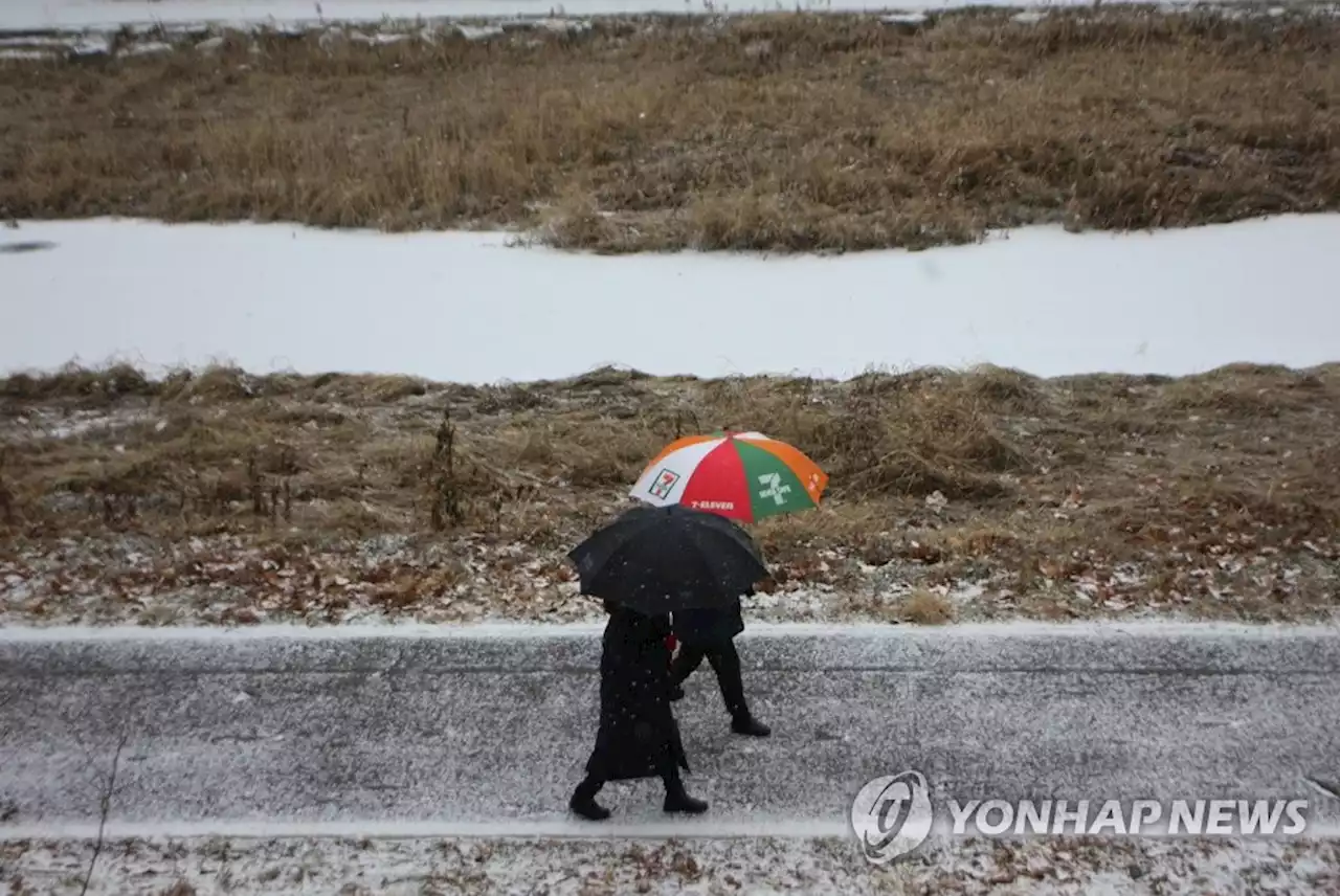 전국 오전까지 눈·비…수도권 미세먼지 '나쁨' | 연합뉴스