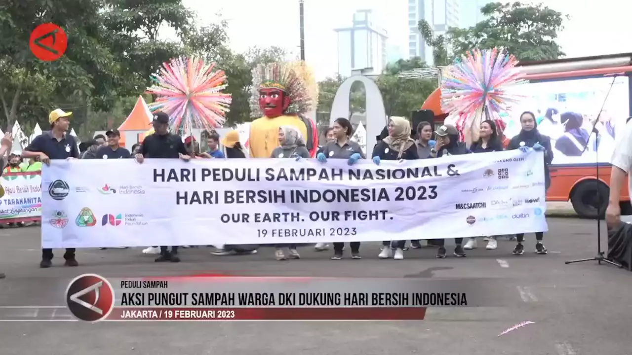 Aksi pungut sampah warga DKI dukung Hari Bersih Indonesia - ANTARA News