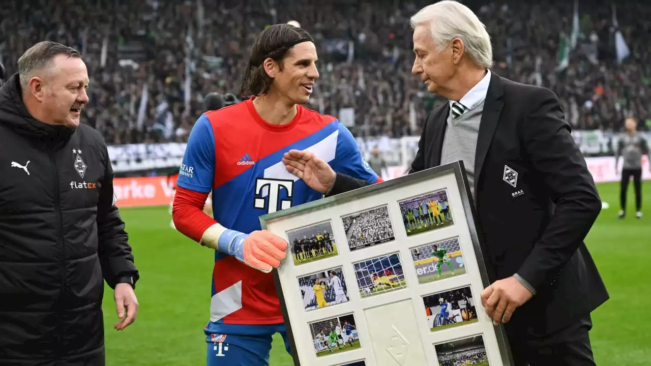 Borussia Mönchengladbach: Fans feiern Yann Sommer bei seiner Rückkehr