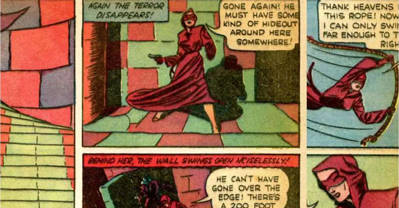 Casino Royale Contributor on Thrilling Comics Woman in Red, at Auction