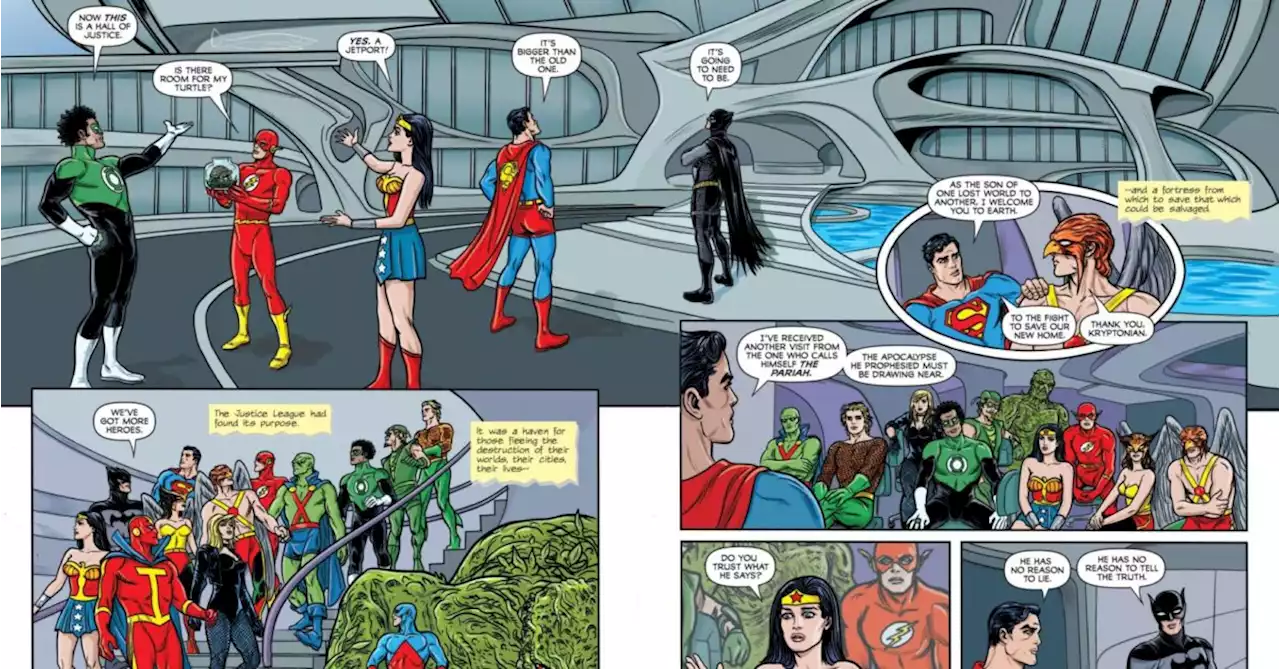 Superman: Space Age #3 Preview: Welcome to the Hall of Justice