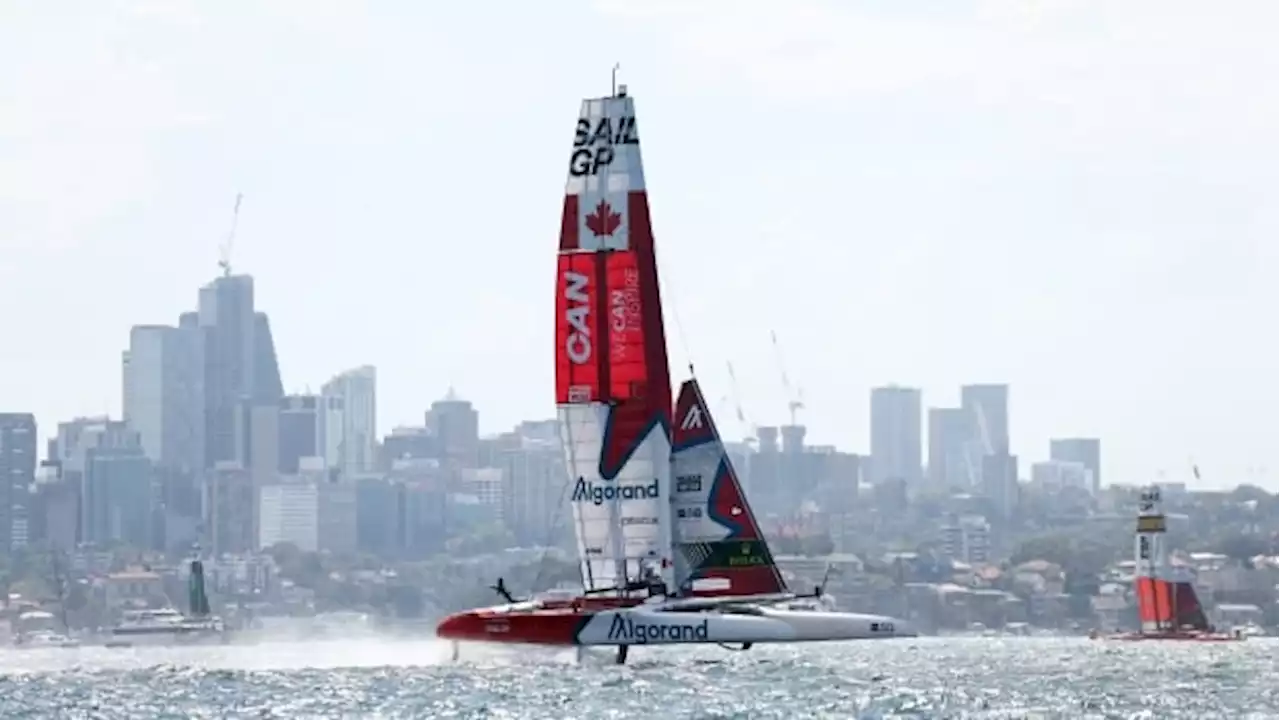 Team Canada's catamaran sail badly damaged as winds cause havoc at Australia Sail Grand Prix | CBC Sports