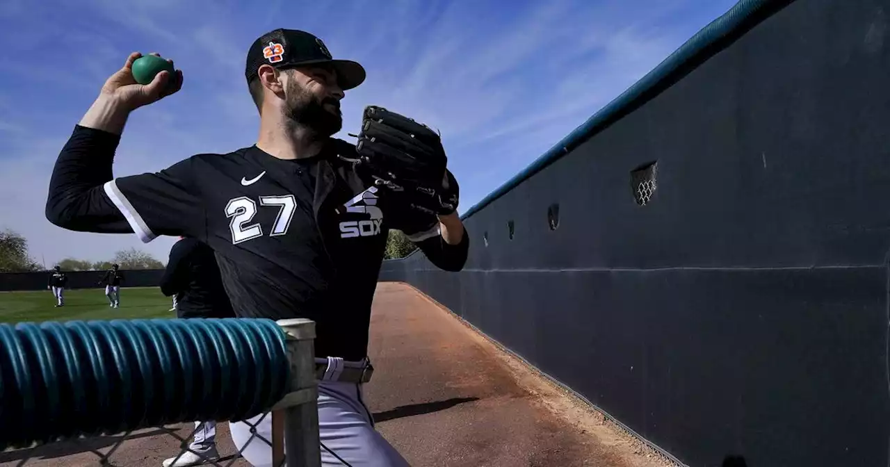 A slimmed-down Lucas Giolito is focused on a bounce-back season — not his contract status — with the Chicago White Sox