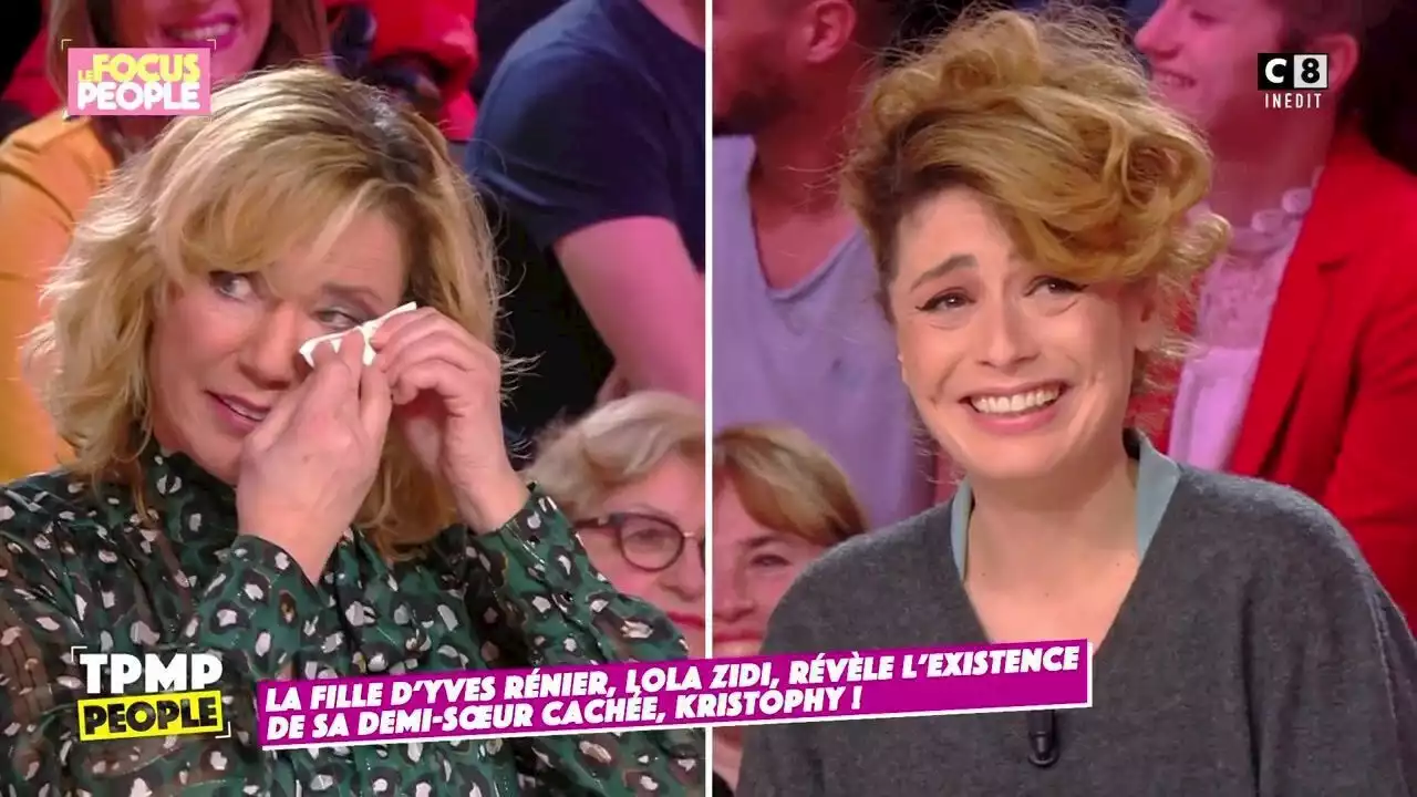 'Je ne savais même pas…' : Natacha Amal fond en larmes en retrouvant la fille d'Yves Rénier dans TPMP People