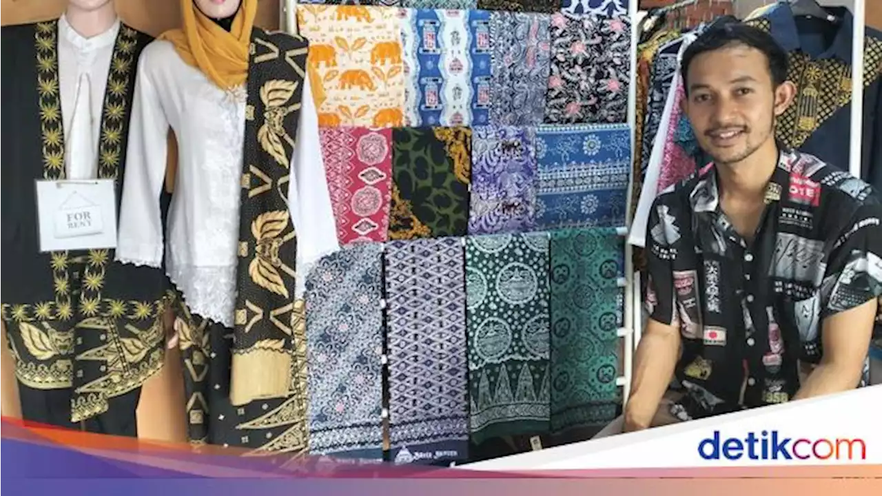 Buang Kesan Kolot dan Kuno, Asep Pede Jual Batik Beromzet Puluhan Juta