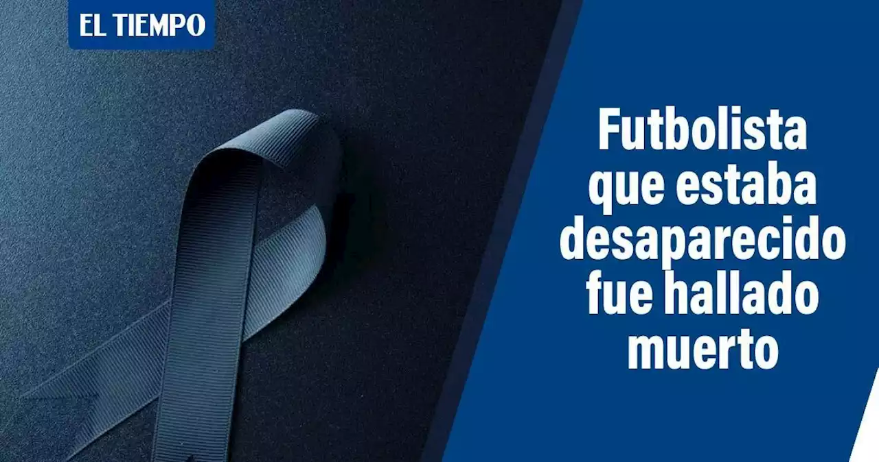 Luto: hallan muerto a futbolista desaparecido hace 11 días, ¿quién era?