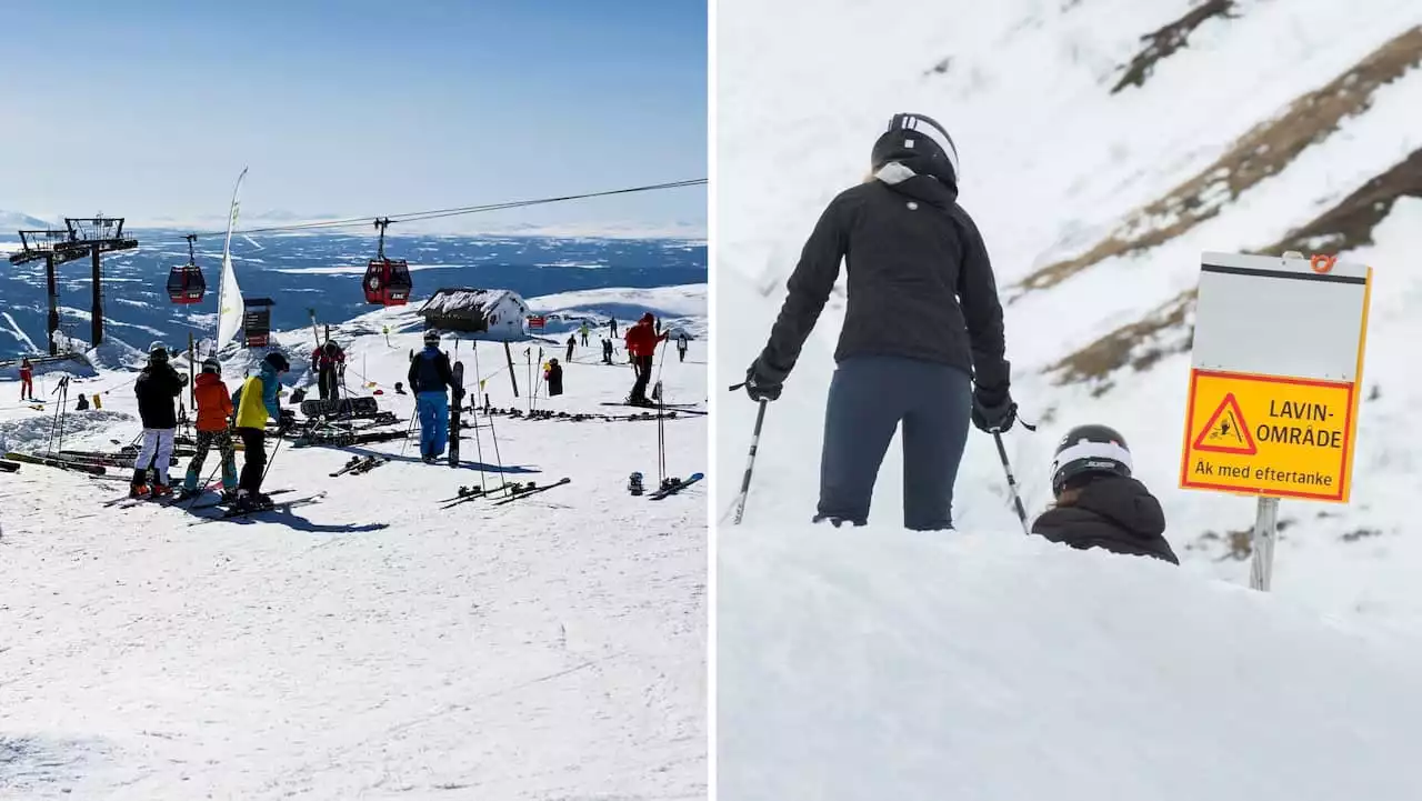 Lavinvarningar på flera håll under sportlovet