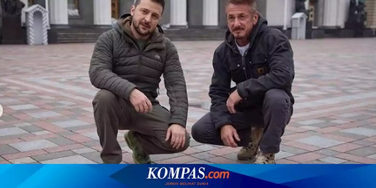 Aktor Sean Penn: Zelensky Dilahirkan untuk Hadapi Perang