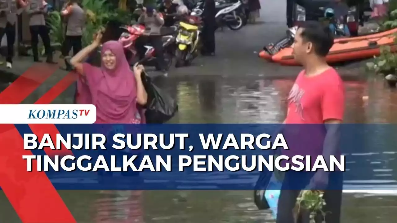 Banjir Dua Meter di Makassar Surut, Warga Mulai Tinggalkan Pengungsian