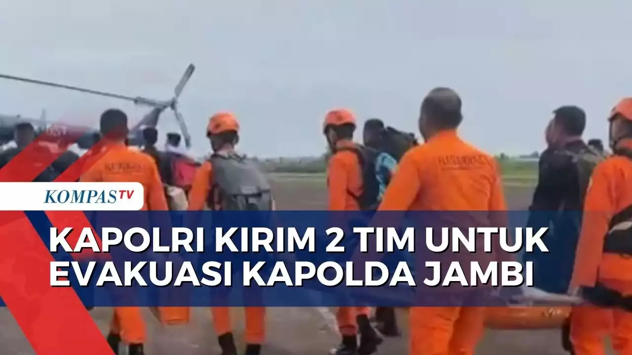 Upaya Penyelamatan Kapolda Jambi dan Kru, Kapolri Terjunkan 2 Unit Helikopter!