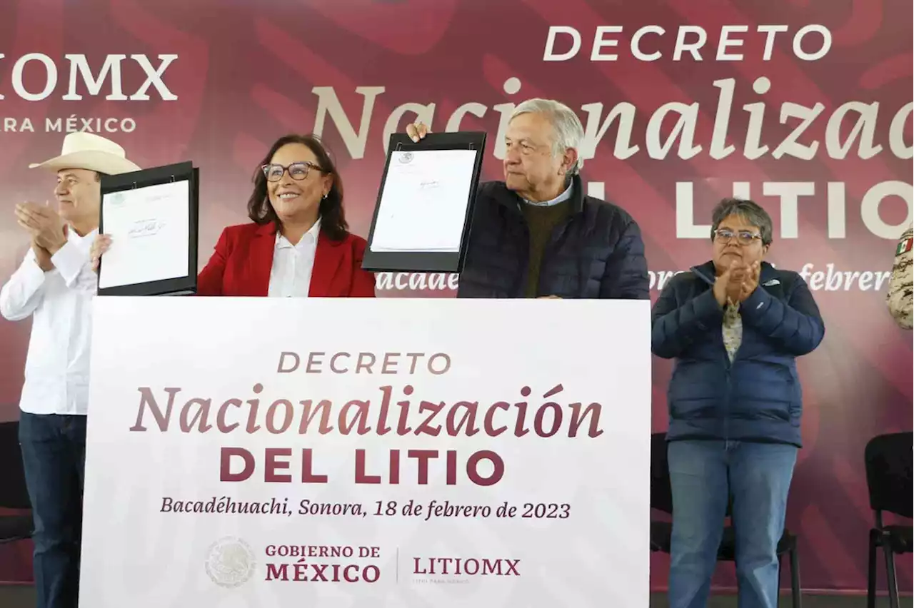 El petróleo y el litio son de la nación: AMLO