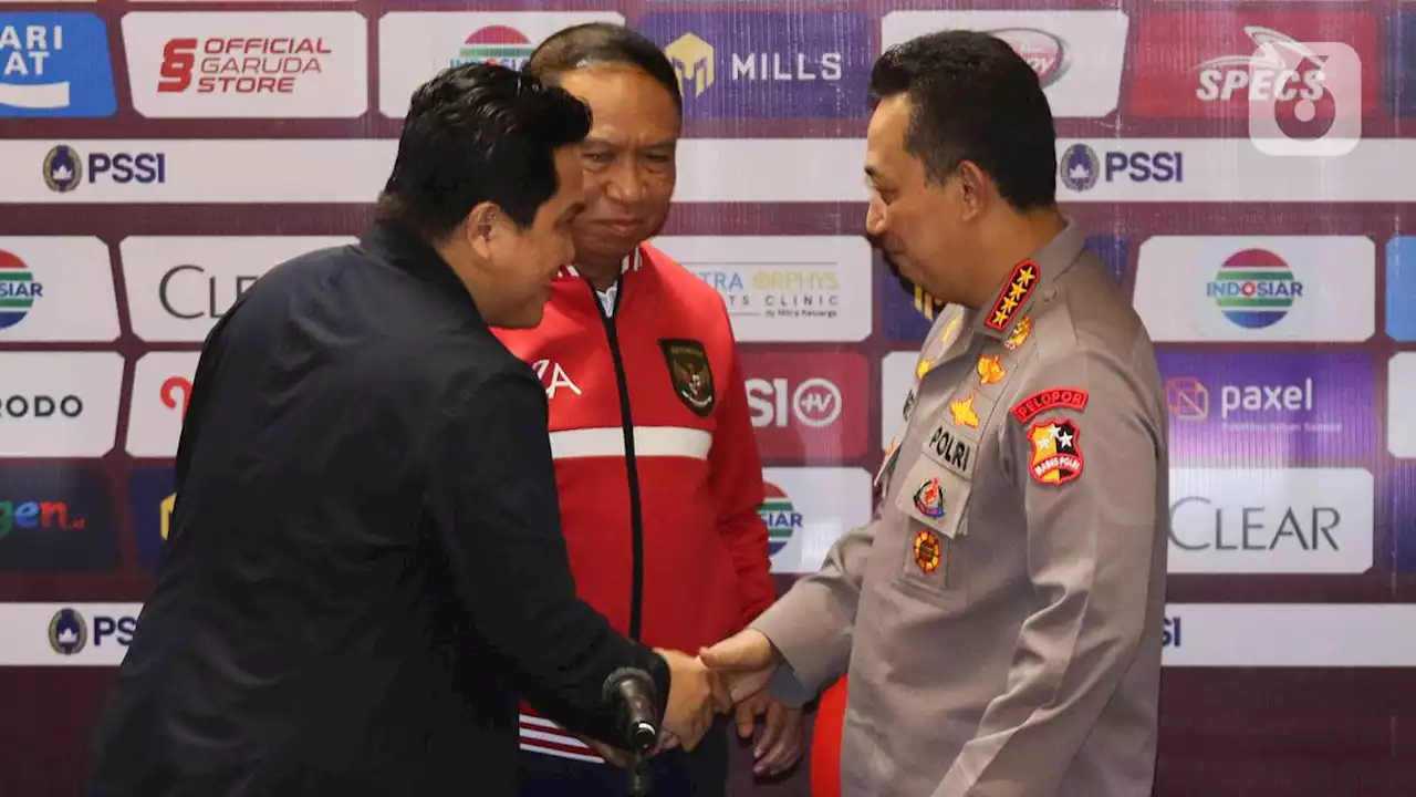 Dukung Program Ketua Umum PSSI Erick Thohir, Kapolri Siapkan Satgas Antimafia Bola