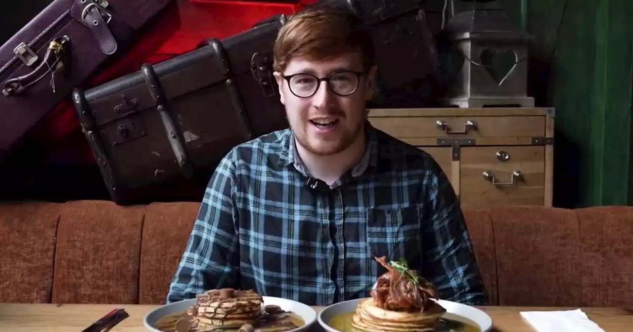 Visiting the bar serving up bottomless pancakes and making a total mess