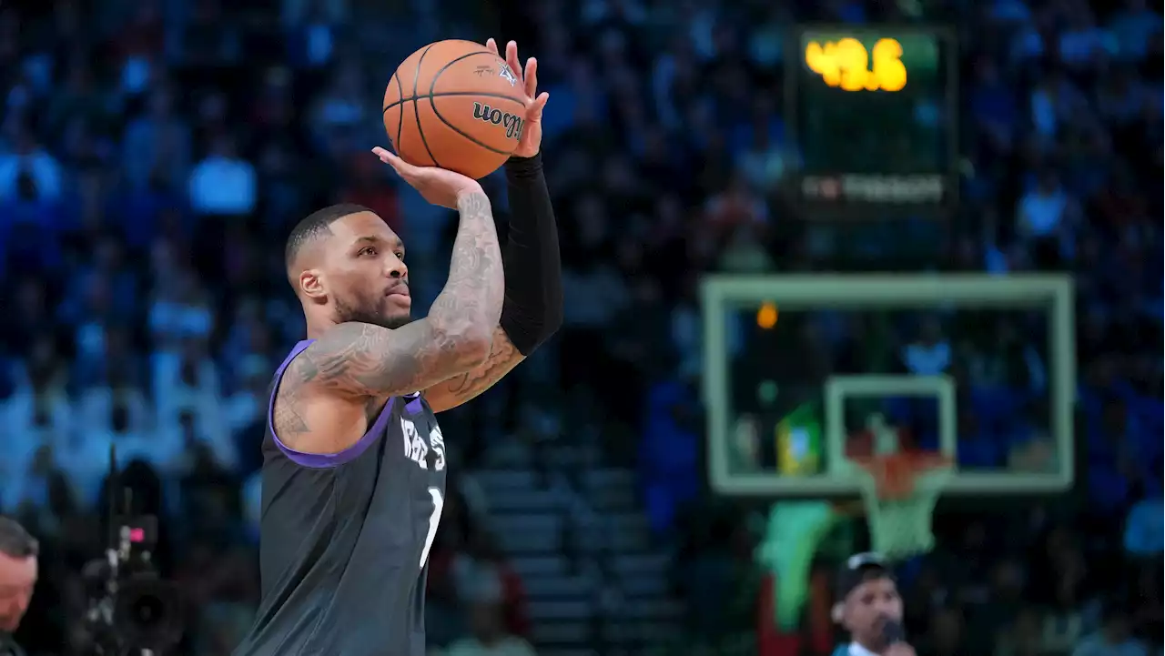 Trail Blazers' Damian Lillard Wins 2023 NBA 3-Point Contest