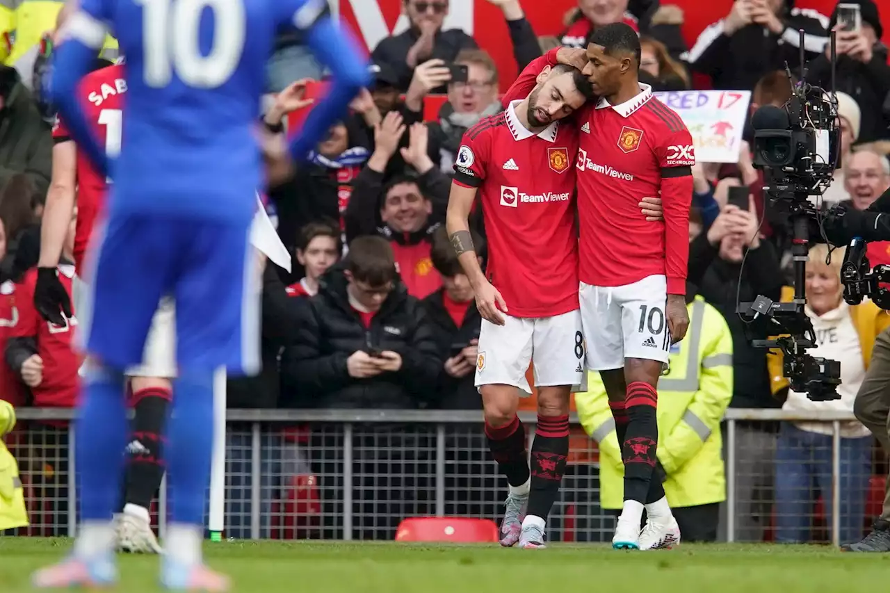 Rashford-dobbel da Manchester United vant 3-0 over Leicester City