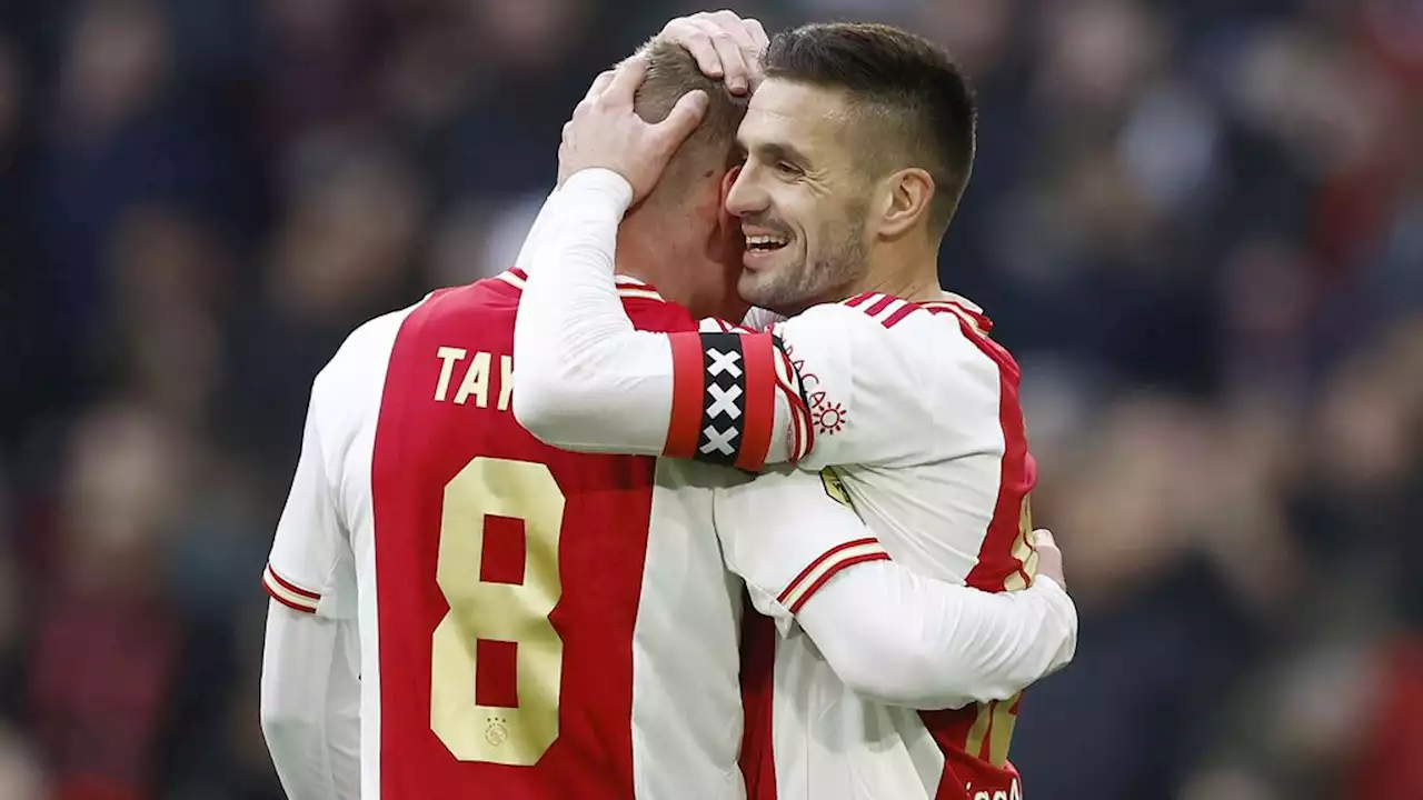 Tadic leidt Ajax naar winst op Sparta en tweede plaats in eredivisie