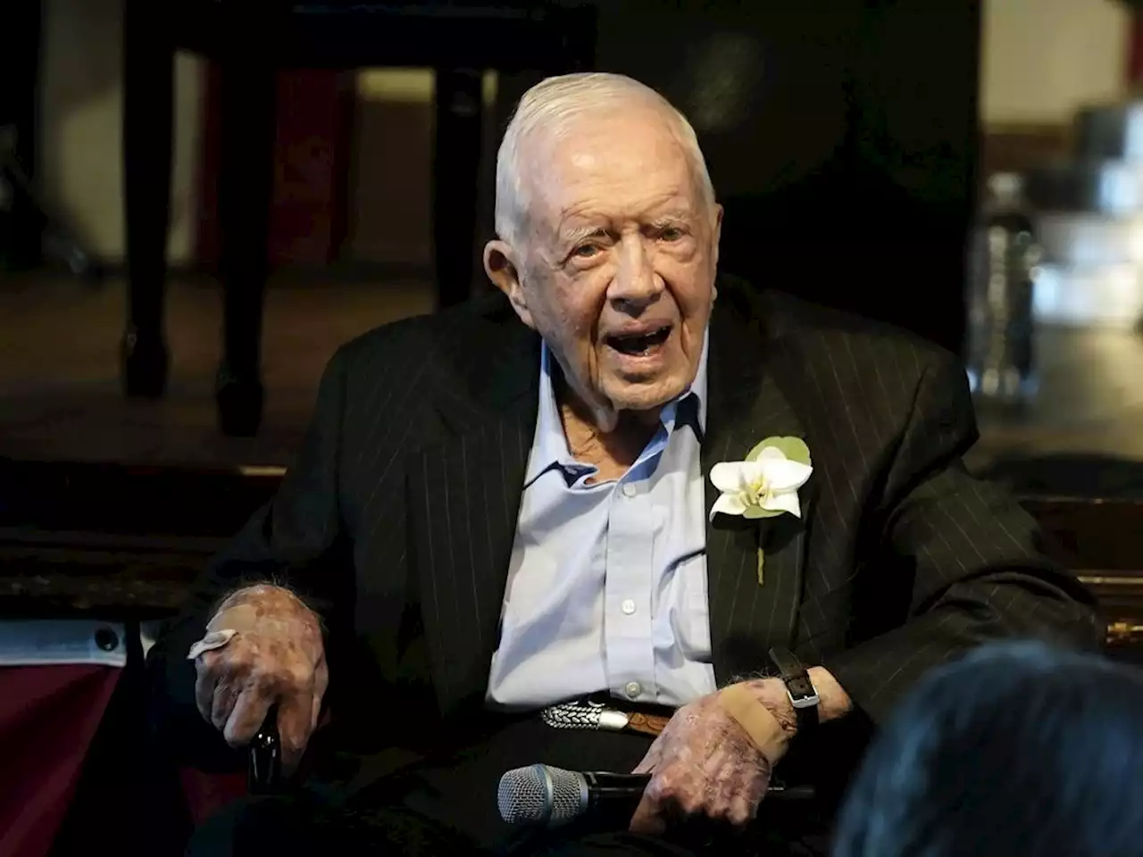 Former U.S. president Jimmy Carter in hospice care